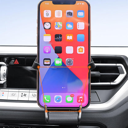 Racing Seat with Safety Belt, Rennwagen-Handyständer, Rennsitz Handyhalterung Auto, Handyhalter Fürs Auto Lüftung, 360° Drehbar Schwerkraft Handyhalter, Handyhalterung Für Auto